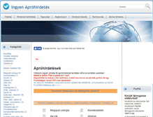 Tablet Screenshot of ingyenaprohirdetes.hu